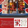Christmas Snowman Stickers, Gift Decoration Stickers, PVC Self-adhesive Cartoon Funny Snowman Refrigerator Stickers, Window Stickers