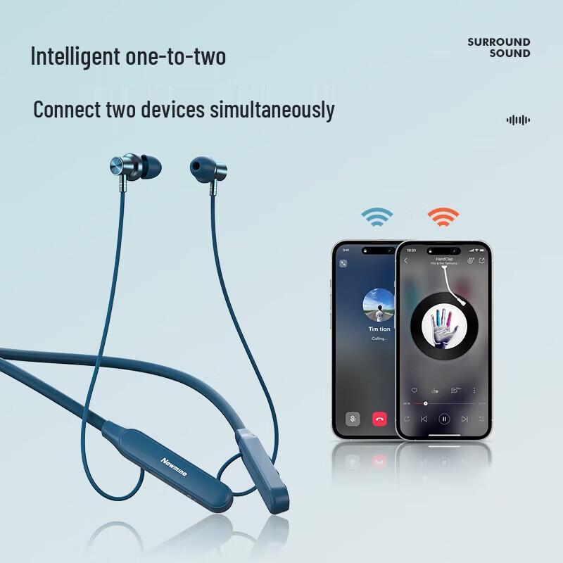 Newmine Neckband Bluetooth Earphones