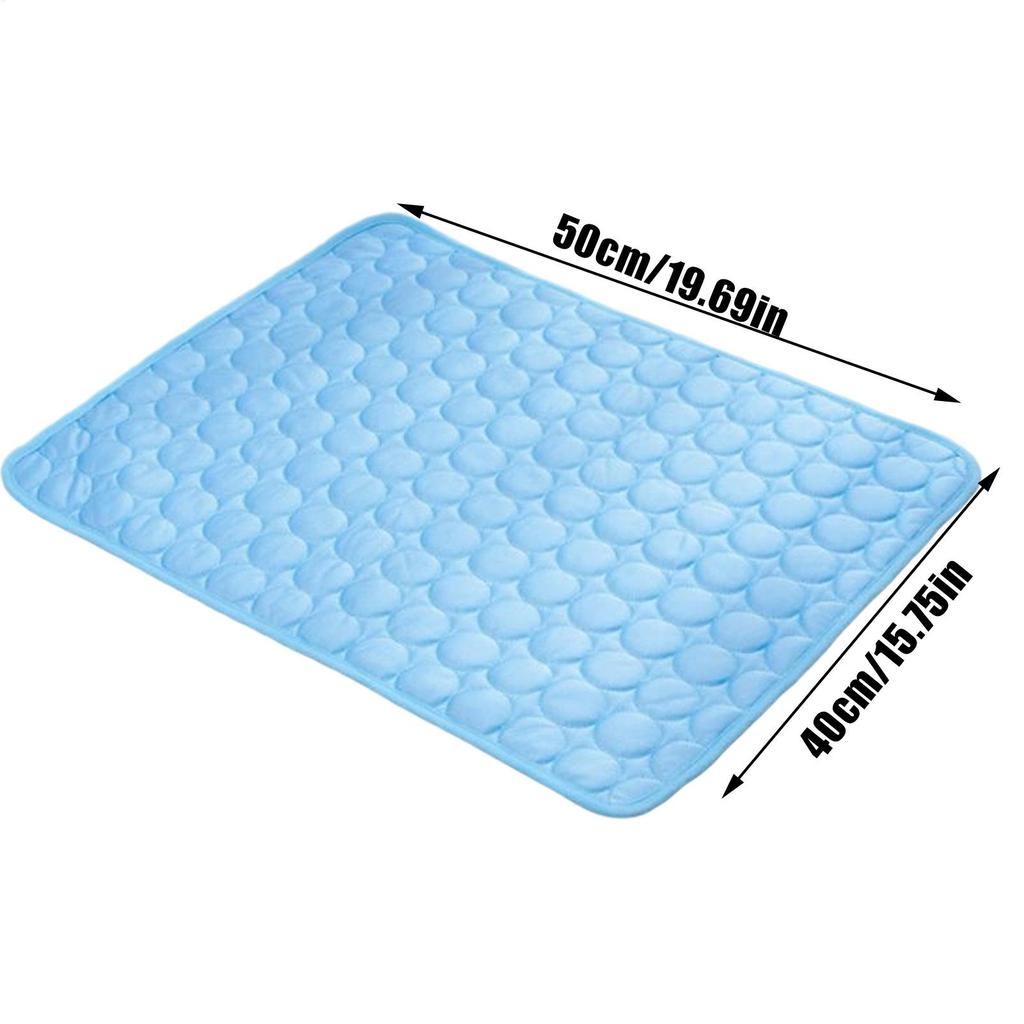 breathable pet cooling pad 50x40cm washable cat dog ice mat summer portable pet cooling blanket for car seats kennels carriers