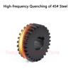 1PCS 45# Steel Spur Gear 2M 2 Module 12/13/14/15/16/17/18/19/20/21/22/23/24/25/26/27/28 Teeth Flat Cylindrical Gear Bore 10-30mm