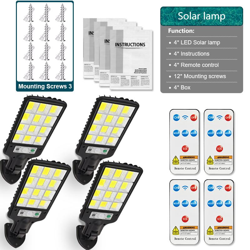 Organic Glass External Lamp Solar Outdoor Led Spotlight 504LED Reflectors Solar Fountain for Farm Decor Swimming Pool Accessory