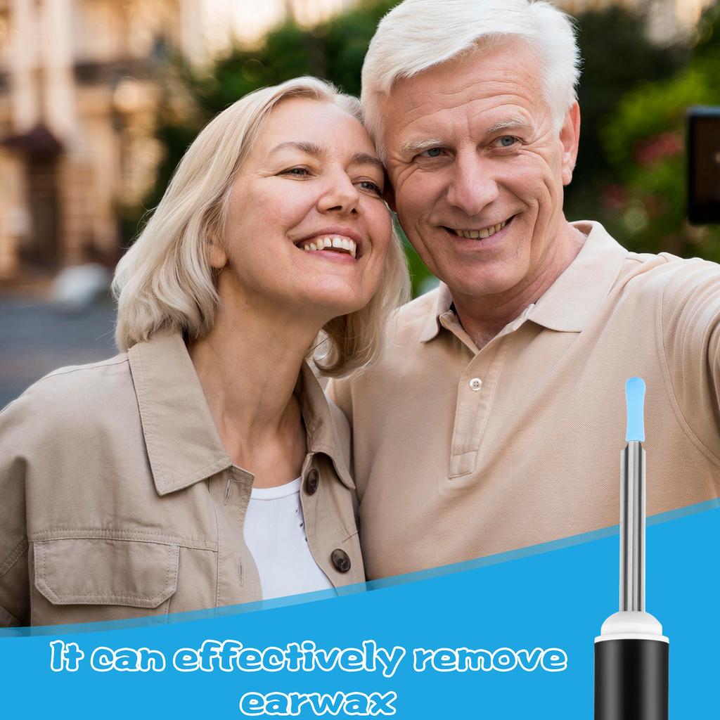 120 szt. Końcówek do łyżeczki do uszu Silikonowe końcówki wymienne do łyżeczki do uszu Wymienne końcówki do czyszczenia uszu Końcówki wymienne do usuwania woskowiny usznej Uzdrowienie ucha