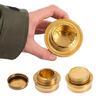 Portable Aluminum Alloy Alcohol Stove with Lid Outdoor Camping Picnics Stove