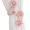 24TE Artificial Flower Curtain Clip Flexible Window Drapery Holdback for Living Room