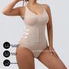 Double-button, Waist-cinching, Strapless Shapewear Bodysuit; Bust-lifting, Waist-cinching, Butt-lifting Shapewear; Form-fitting Strapless Lingerie