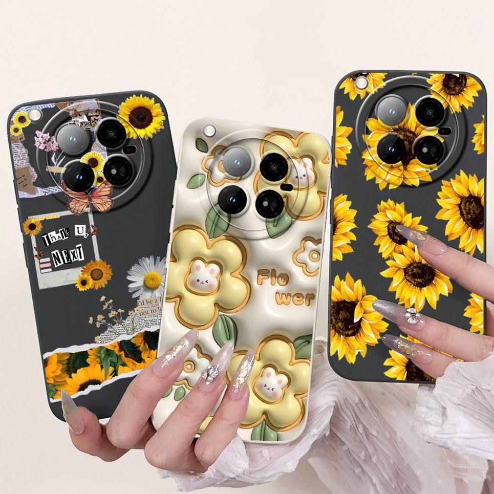 For Infinix Zero 40 4G 5G Back Cover 6.78" On Infinix X6860 X6861 Capa Flower Butterfly Women Fashion Phone Case Liquid Silicone