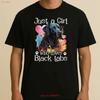Just A Girl Who Loves Black Labs Labrador Dog Lover T Shirt Vintage Breathable Casual Designer Clothes