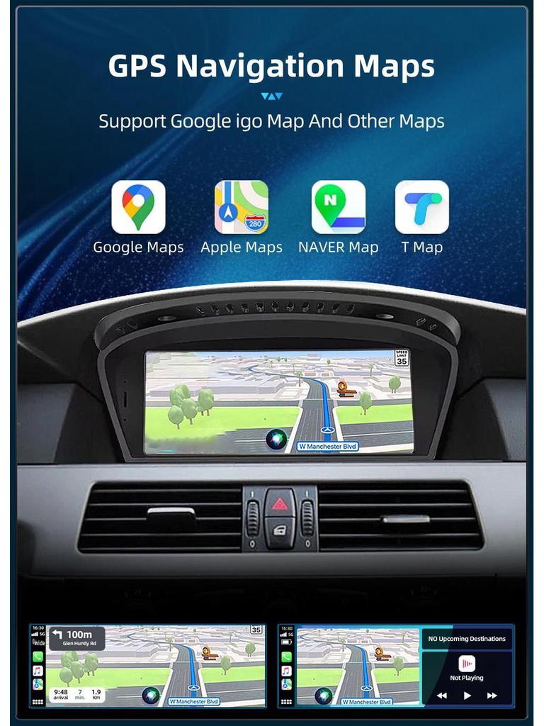 8.8-inch Wireless CarPlay Screen for BMW 3 and 5 Series E60/E90
