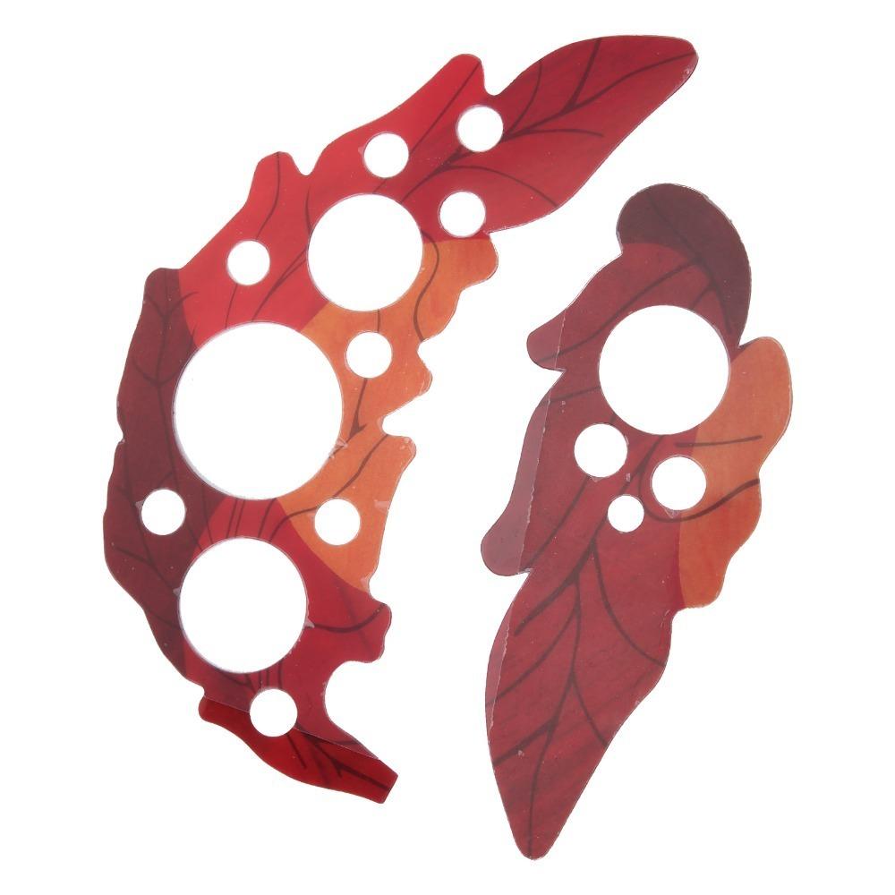 2PCS Self Stick Guitar Pickguard Decal PVC Material Grape Leaf Guitar Guard  For Acoustic Guitar