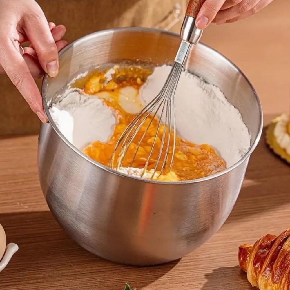 Splash Proof Salad Egg Beating Basin Bread Cake Fruit Container  Kitchen Cooking Tools