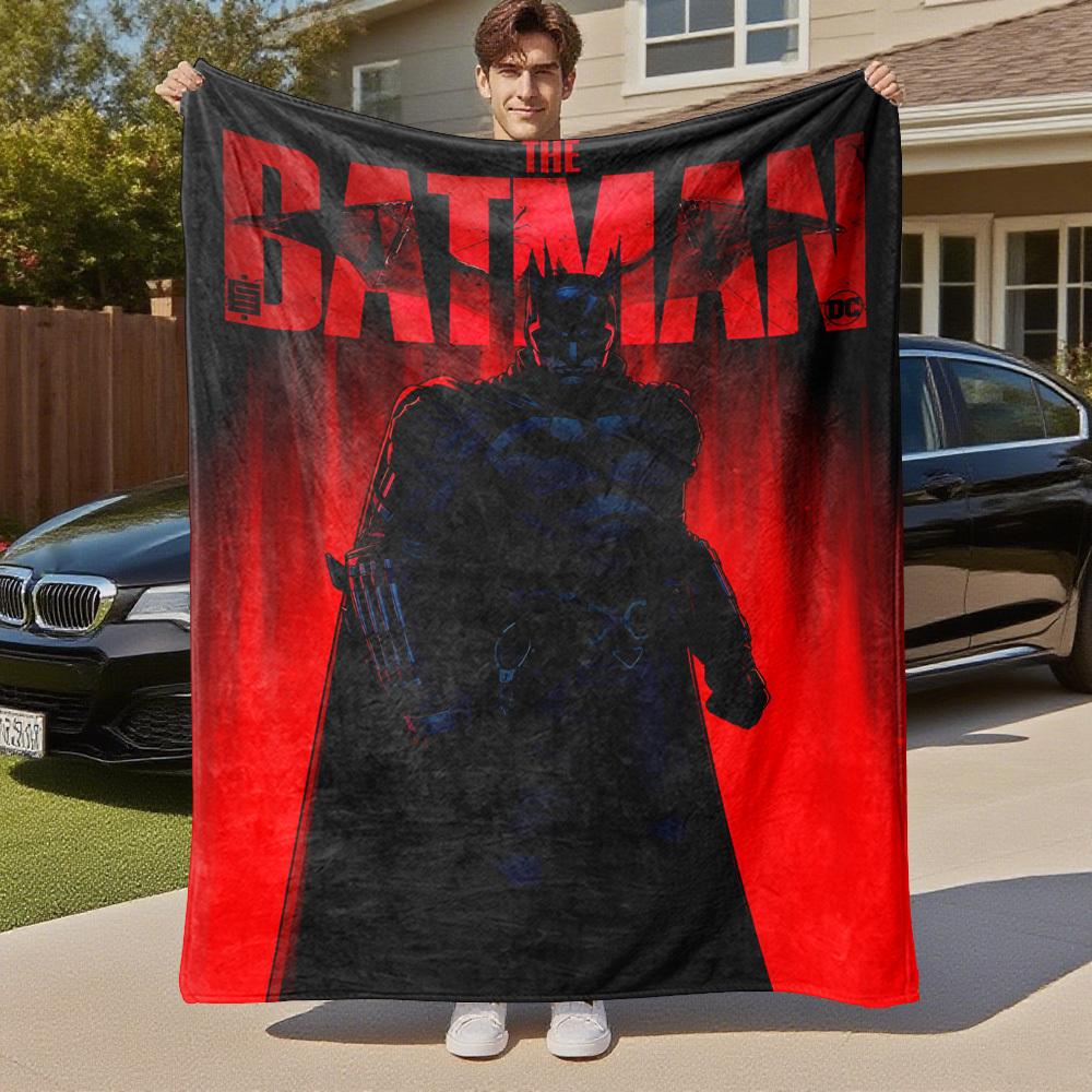 Batman DC Comics Superheld - Wohndecke, Weiche Bettwäscheabdeckung, Flanelldecken, Wohnzimmer, Reise, Camping, Ganzjahresnutzung040