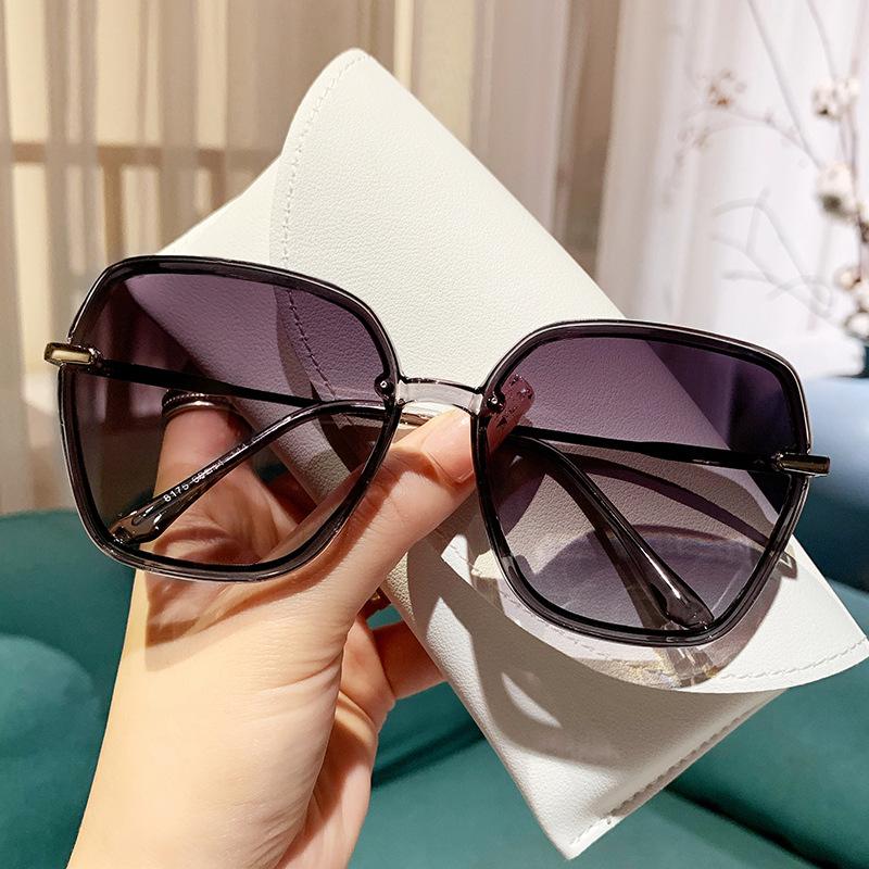 JYL TS Rimless Square Sunglasses Men Women TM8175 A-4697