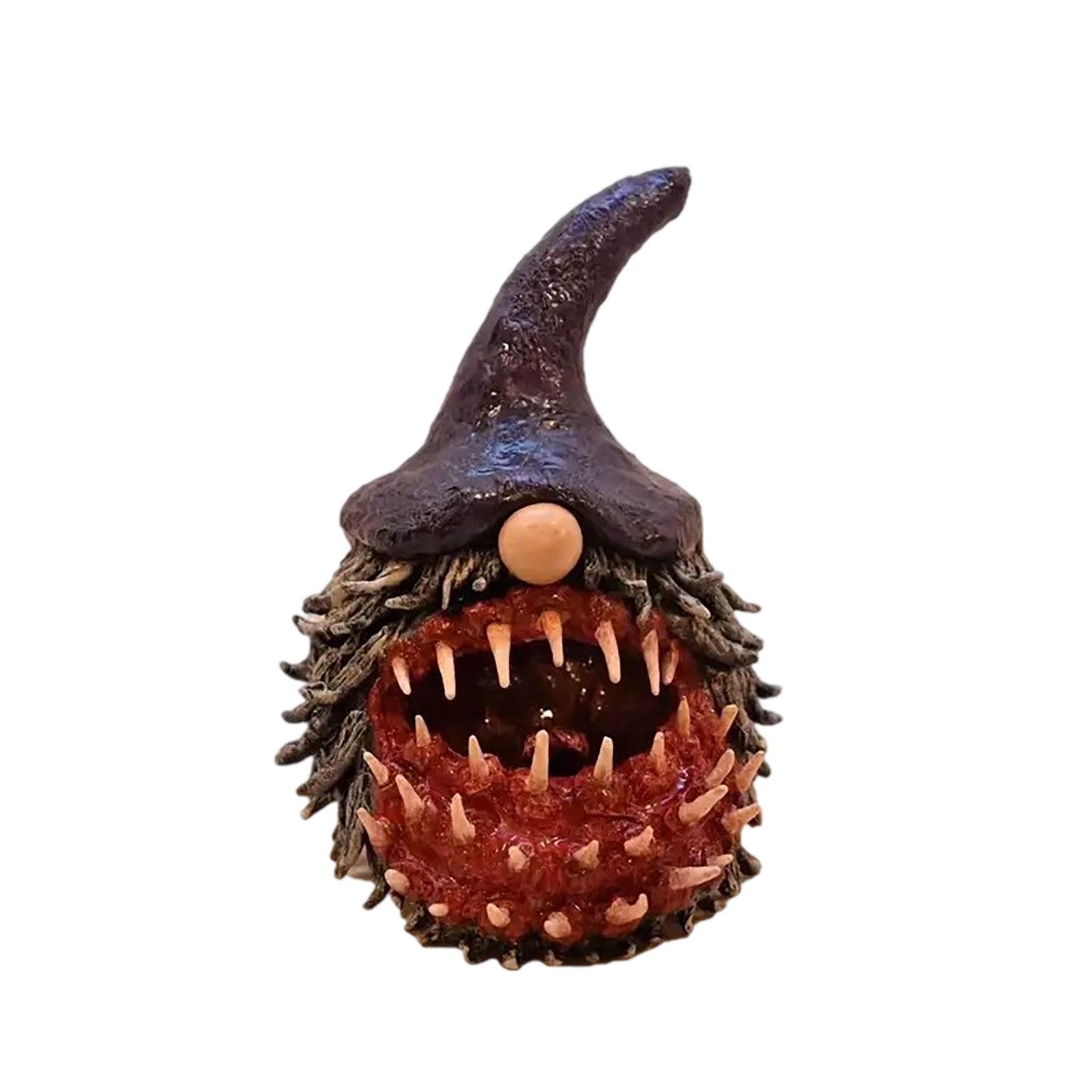 

Halloween Evil Gnome Desktop Decorative Sculpture One Size