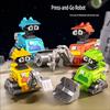 Moon Exploration Engineering Team Press Vehicle Inertia Cartoon Mini Car Baby Toddler Educational Interactive Toys Kids Gift