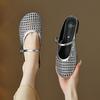 Step On M Ü Ller Slippers for Women In Summer 2026, with a Single Ribbon Hollow Weave for Refreshing Outerwear and Low Heel Sandals