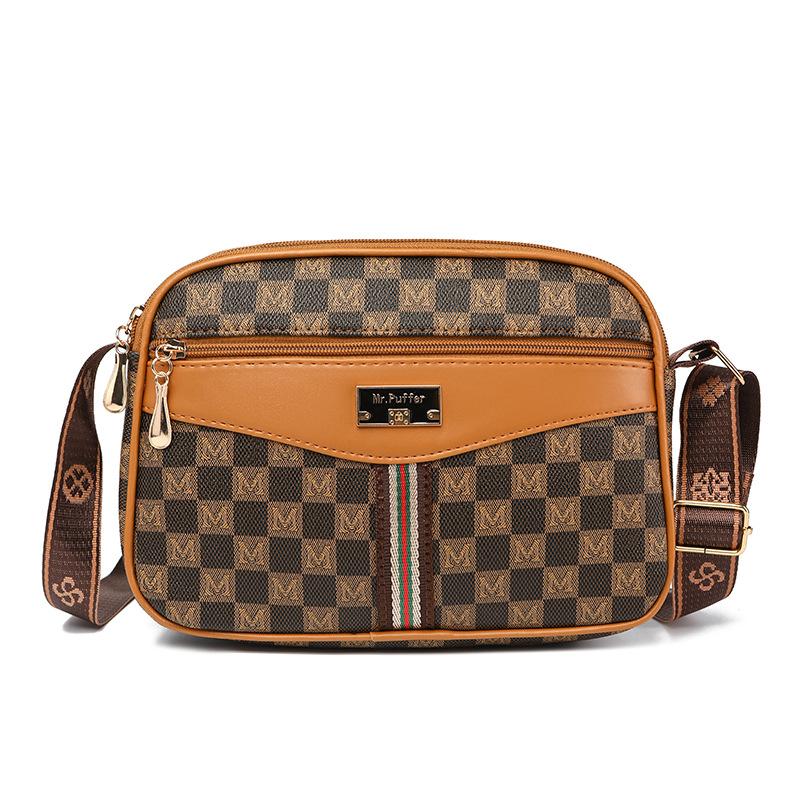 Women's Square Bag Crossbody Bag Multi-compartment Hot-selling Fashion Letter Printing Shoulder Bag Classic