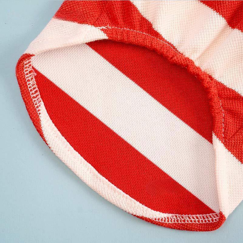Pet Striped Shirt Summer Dog Clothes XS To 4XL for Small Large Dogs Cats T-shirt Chihuahua Costumes Yorkshire Shirts