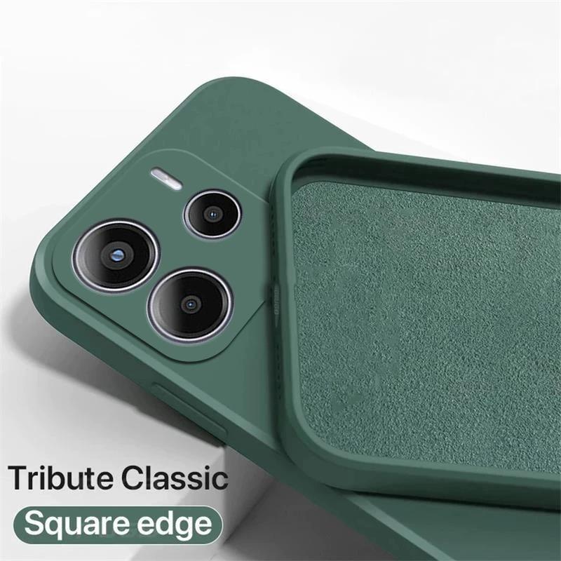 Liquid Silicone Case For Xiaomi Redmi Note 14 4G 5G Cases Redmi Note 14 Pro Cover Phone Protect Cover Redmi Note 14 Pro+ 5G Case 14C