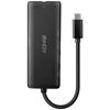 Mini Station D'accueil USB-C - LINDY - Noir - Chargement Par Passage - 4K