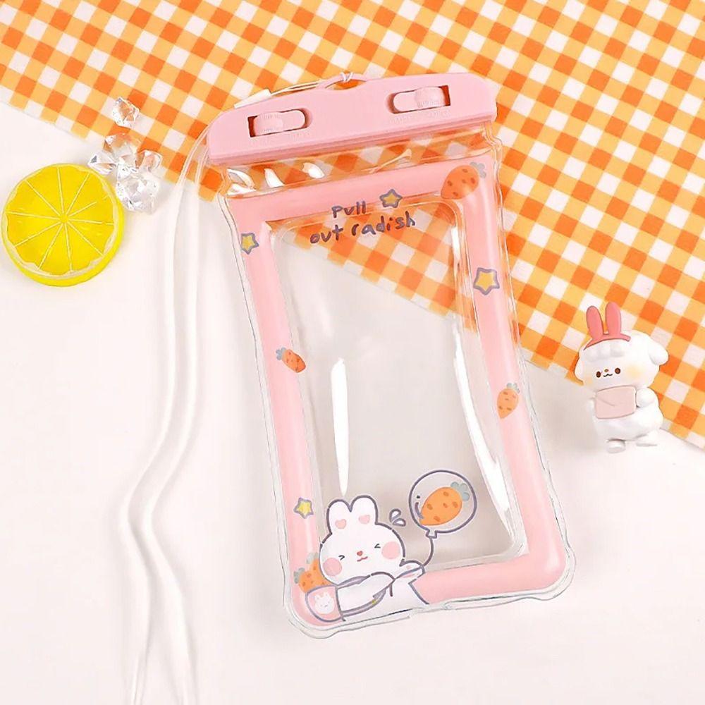 1Pcs Air Bag Shockproof Waterproof Phone Case Cartoon Rabbit Phone Cover New Phone Bag