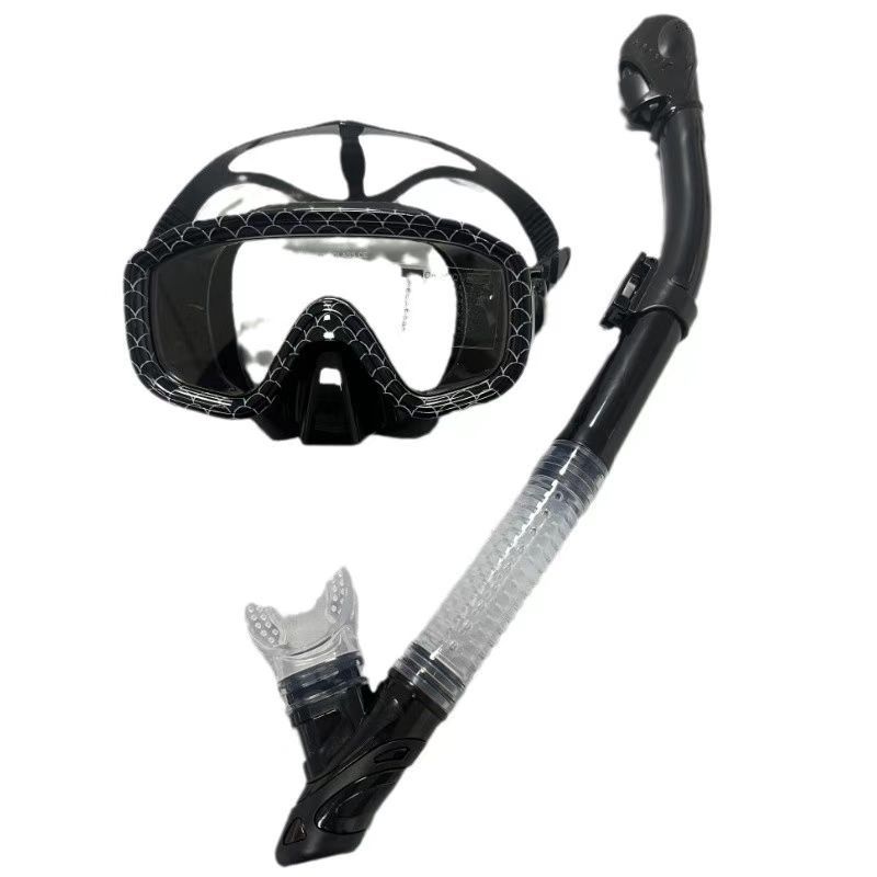 New Large Frame Diving Goggles Snorkel Set