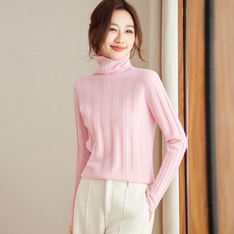 Srcr Women's Cashmere Blend Turtleneck Sweater