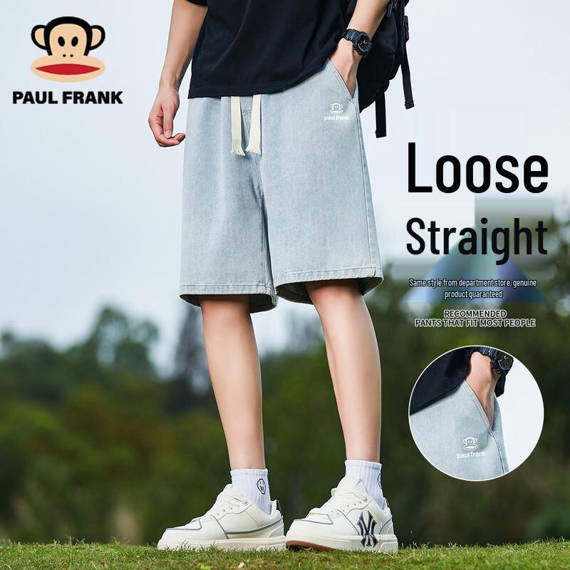 Paul Frank Men s Denim Straight Casual Bermuda Shorts 2XL