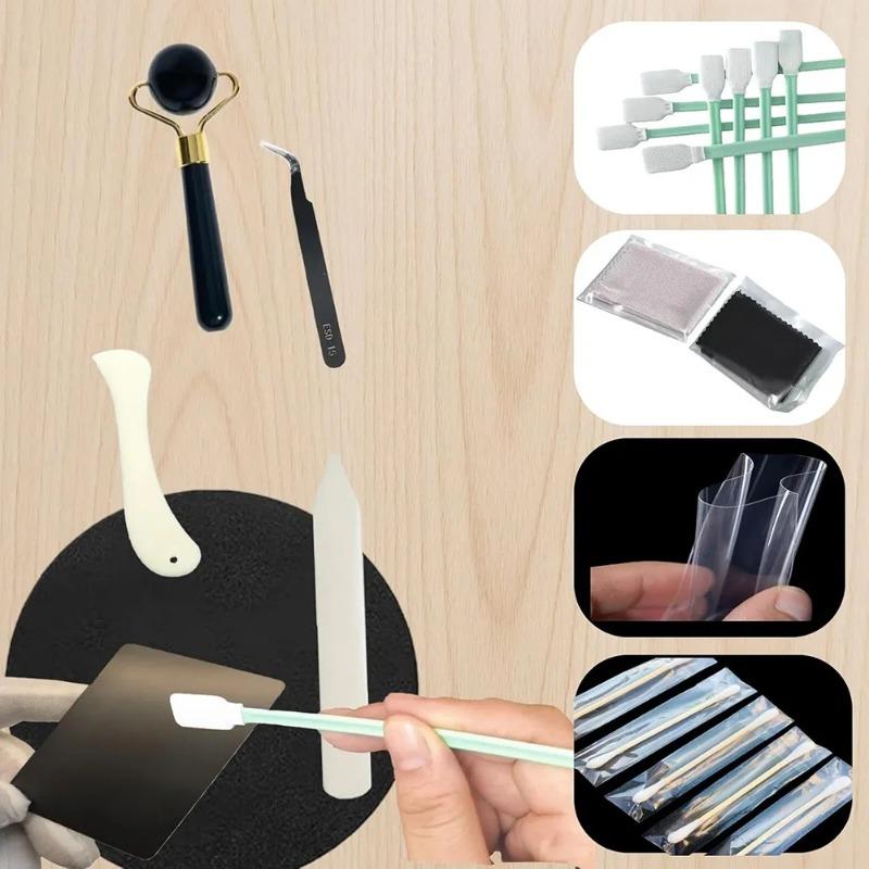 Plaid Cotton Kawaii Pentagram Earphones Storage Bags Data Cable Wires Organizers Aesthetic Small Pouches Cases Storage Supplies