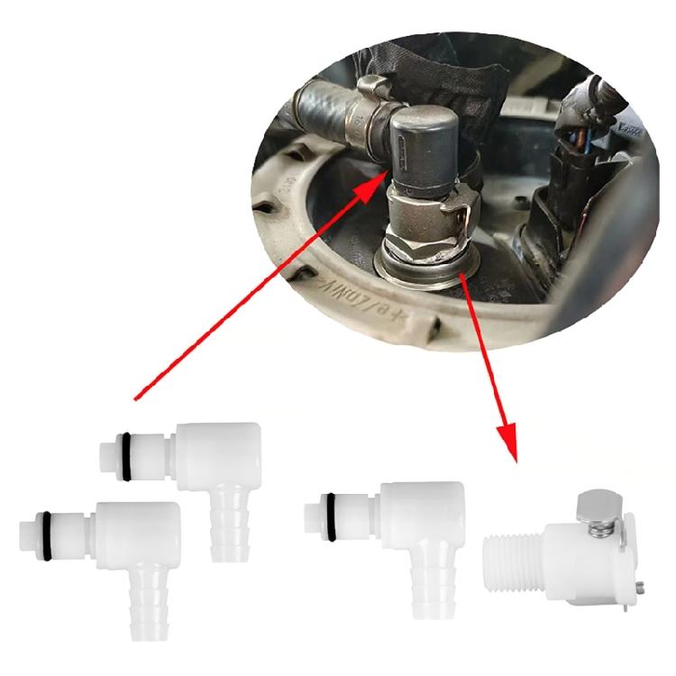 Stabile Motorradkraftstoffsysteme Schnellverbinder Ölbeständig Schnell lösbar Kraftstoffschlauchfitting Schlauchverbinder für R1200GS