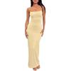 New Women's Evening Dress Dress Sexy Women's Long Skirt Hip-wrapped Slim Backless Summer American Black