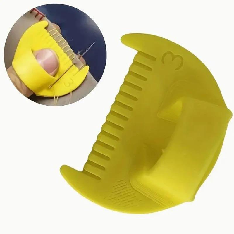 Needle spacing 4mm DIY Hand Sewing Auxiliary Tool Finger Protector Home Sewing Edge Sewing Template Accessories Practical Helper