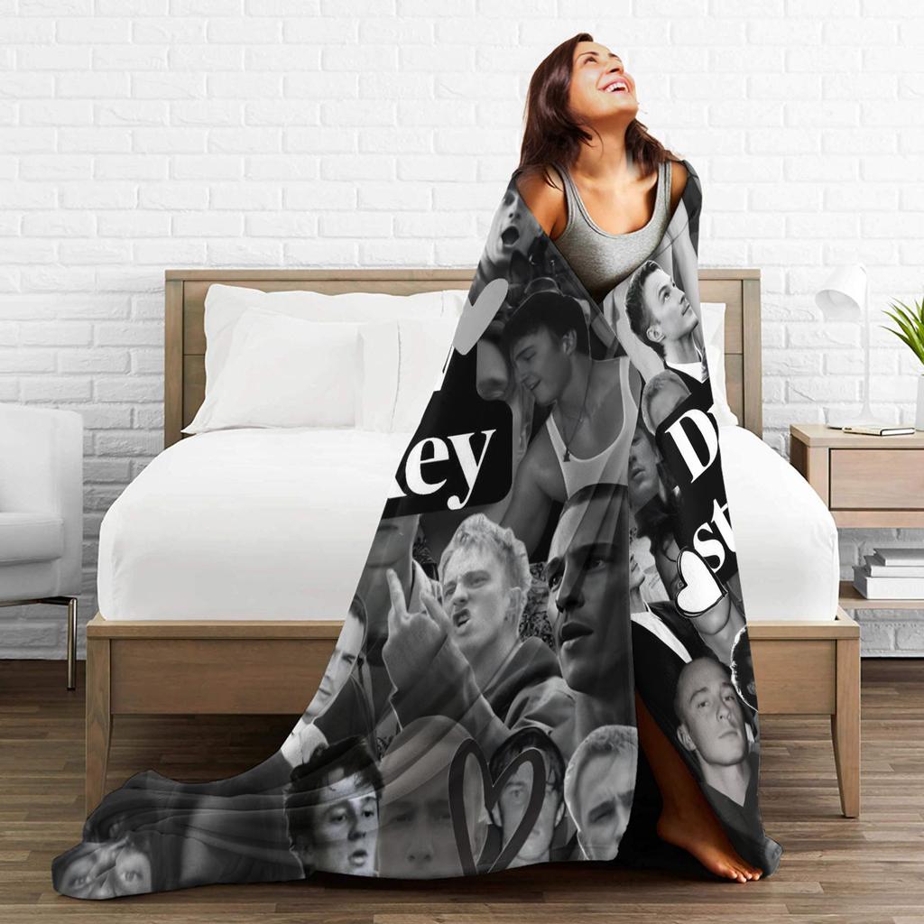 Drew Starkey Decke Qualität Warm Weich Überwurfdecke Winter Mädchen Jungen Sofa Stuhl Bequeme Tagesdecke