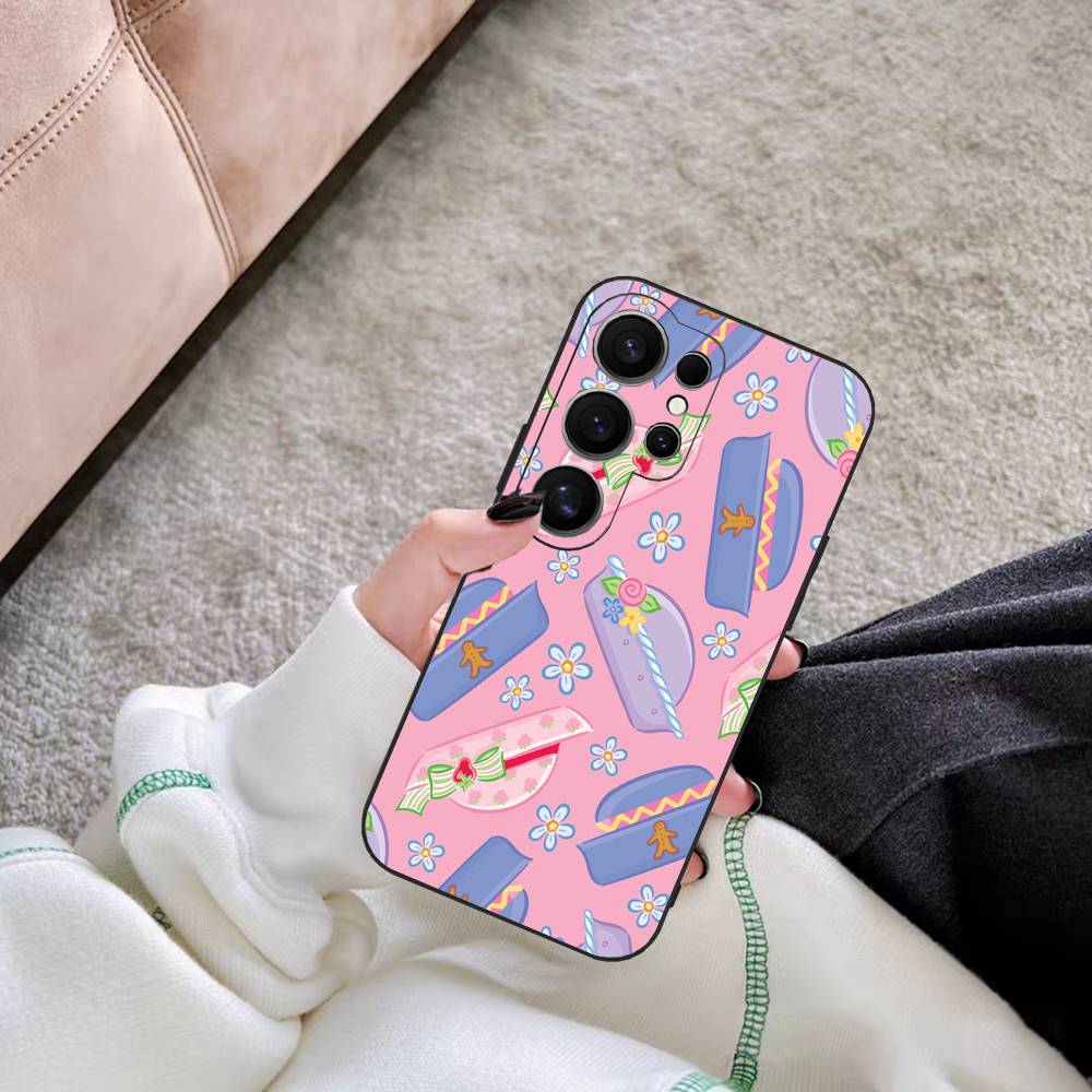 S-Strawberry-shortcake Girl Phone Case For Samsung S 24 Fe 25 Ultra Plus 20 Lite 21 30 22 23 24 22 Ultra 5G Fundas