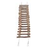 Escalera de Escalada para Mascotas Molienda de Dientes Ambiental Duradera Flexible Puente de Escalera de Madera para Loro