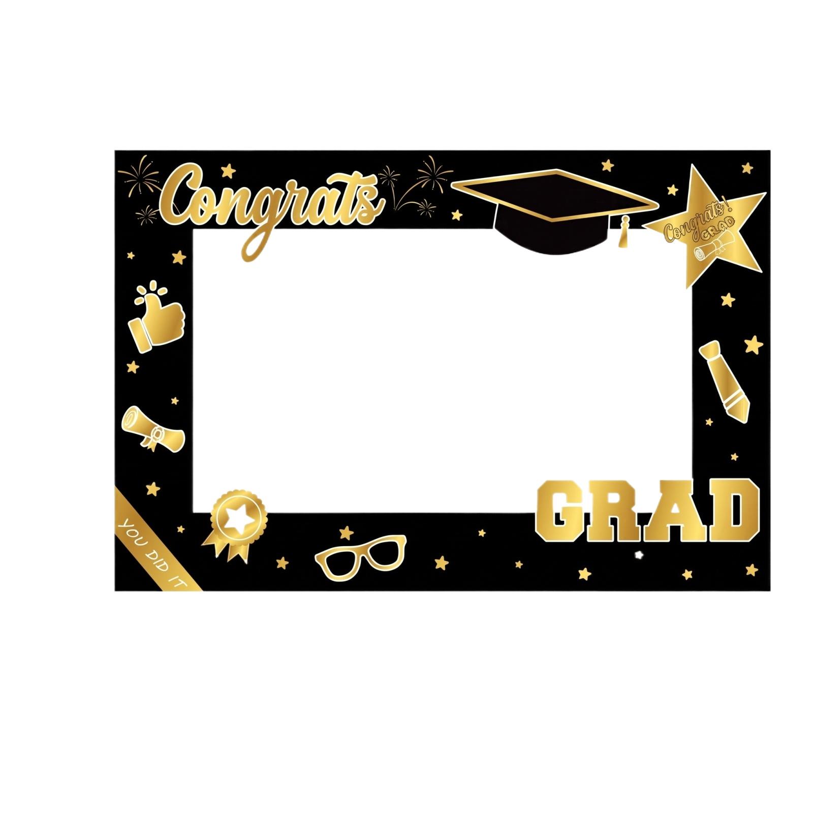 

Graduation Photo Display, Graduation Party Home Wall Decor One Size чёрный