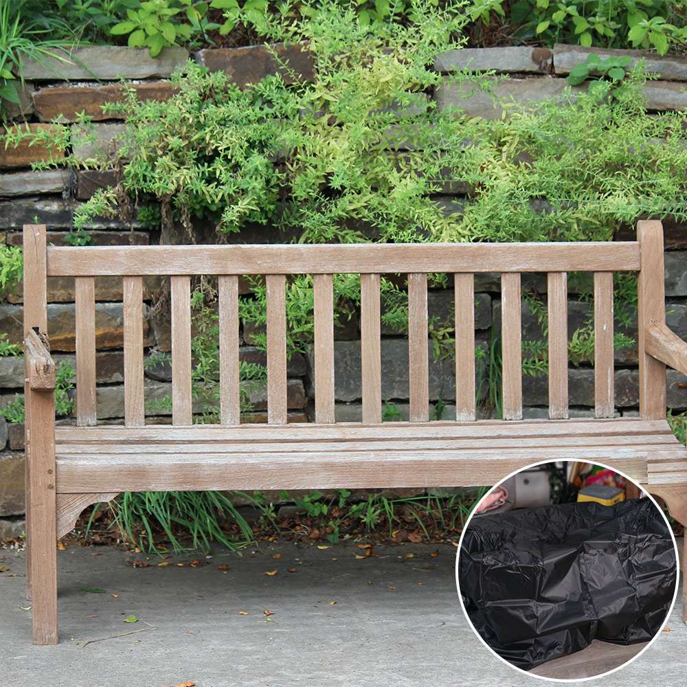 Furniture Dust Cover Courtyard Bench Cover UV Resistant Seat Protective Cover Outdoor