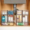 Transparent Plastic Cosmetic Storage Boxes Stackable Desktop Organizers