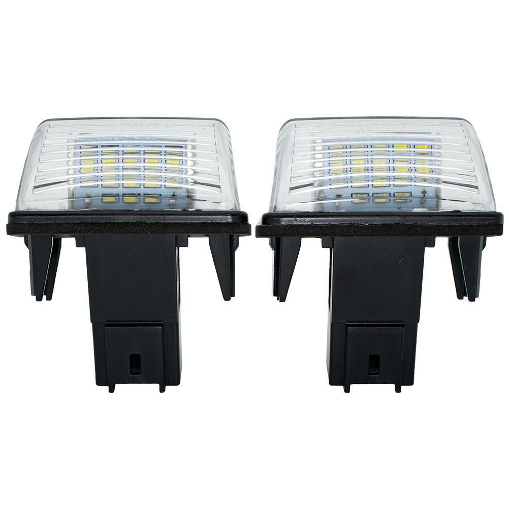 

2 шт., освещение номерного знака Canbus, 6340A3, светодиодный ксеноновый белый задний светильник для Peugeot 206 306 307 308 406 207 407 5008 Partner белый