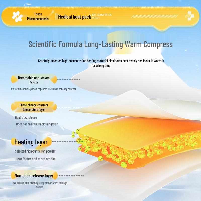 Tu Neng Self-Heating Pain Relief Patch for Swelling Reduction & Improved Blood Circulation.