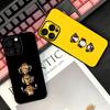 Three CUTE W-Wooley Monkeys Phone Case For iPhone 16 15 14 13 12 11 PRO MAX PLUS Mini TPU Soft To Skin-friendly Case