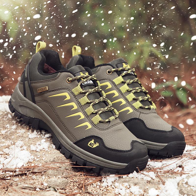 

Большого размера осенне-зимние хлопковые ботинки, уличные походные ботинки, походные ботинки, парная обувь, обувь для путешествий, одинарная обувь 46