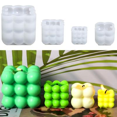 Supplies Soy Wax Clay Tools Plaster 3D Candle Mold Candle Mould Silicone Mold Cube Soap Molds