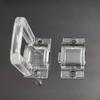 Transparent Acrylic Adhesive Lock: Punch-Free Organic Glass Door Lock, Strong Pet Door Protection.