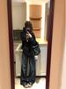 Retro Dark Blue Low Waist Wide Leg Straight Jeans for Women - Slim and Long 005L