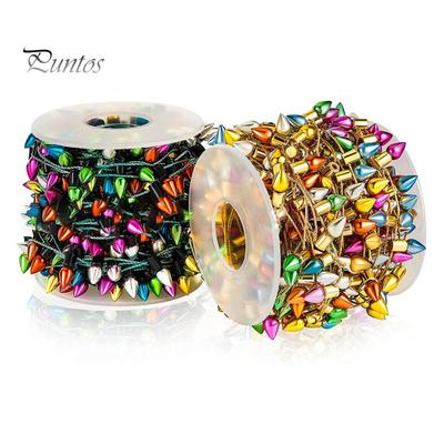 Colorful String Light Extra Long Smooth Surface Cut Freely Wide Application Decorative Plastic Xmas Tree Colorful Fake String Lights DIY Crafts