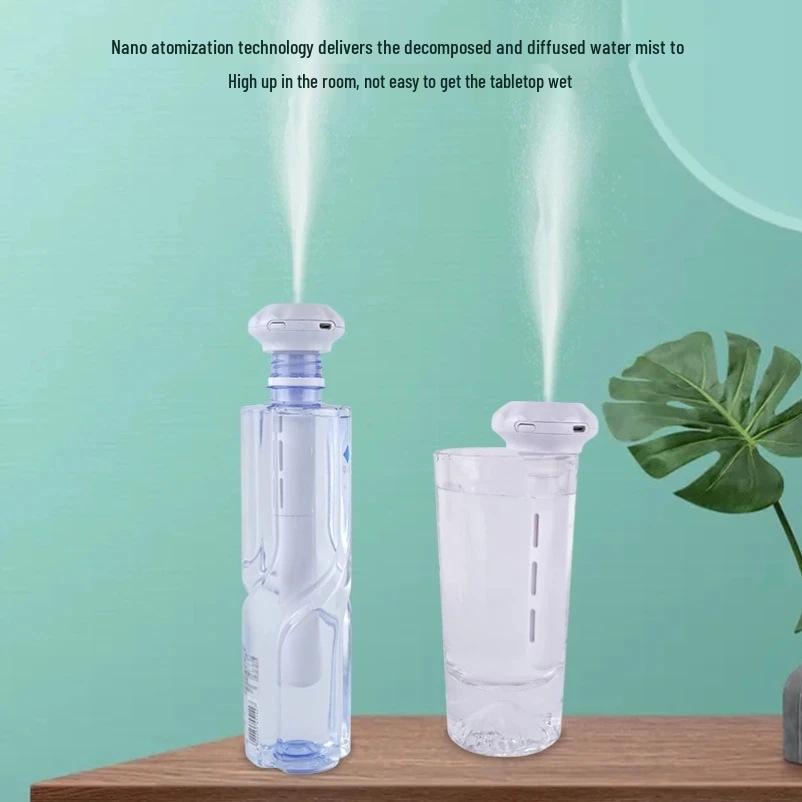 Compact Silent USB Humidifier for Office, Bedroom, or Dorm