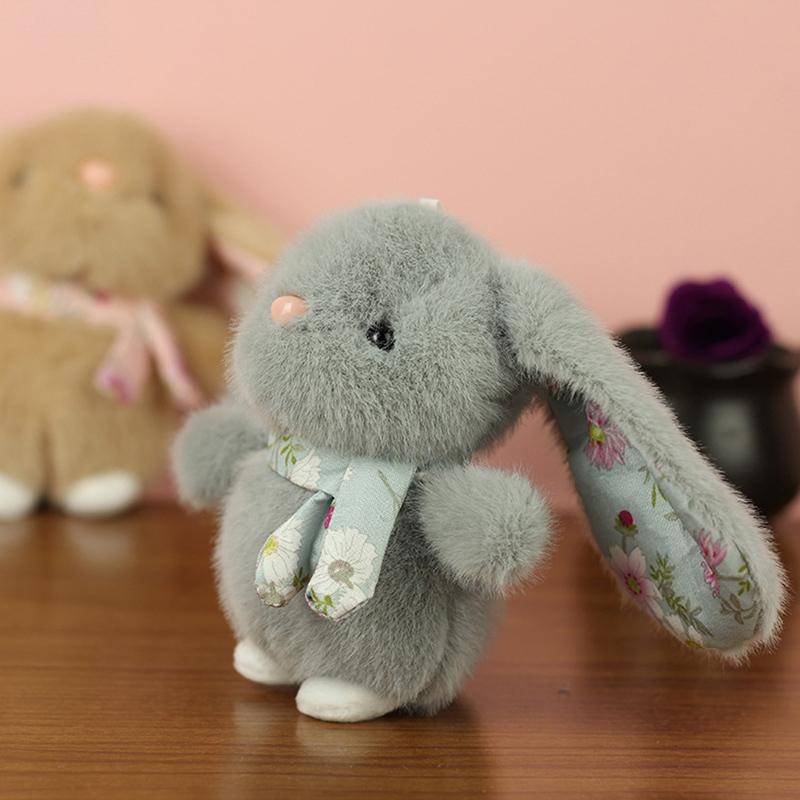 1 Stück Stoffhase Puppe Kawaii Ländlicher Hase Plüschtier Babys Schlafbegleiter Zeichentricktiere Puppe Kindergeschenk