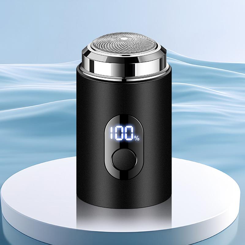 

Мужская электрическая мини-бритва Перезаряжаемая Зарядка Type-C Авто Портативная Светодиодный цифровой дисплей Бритва для влажного и сухого бритья Мужская Женская Домашняя Бритва