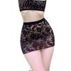 Red Lace Temptation See-Through Women's Bodycon Mini Skirt