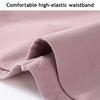 Damen Hohe Taille Baumwolle Unterwäsche Bauchkontrolle Einfarbig Stretch Atmungsaktiv Damen Damen Slips Unterhosen